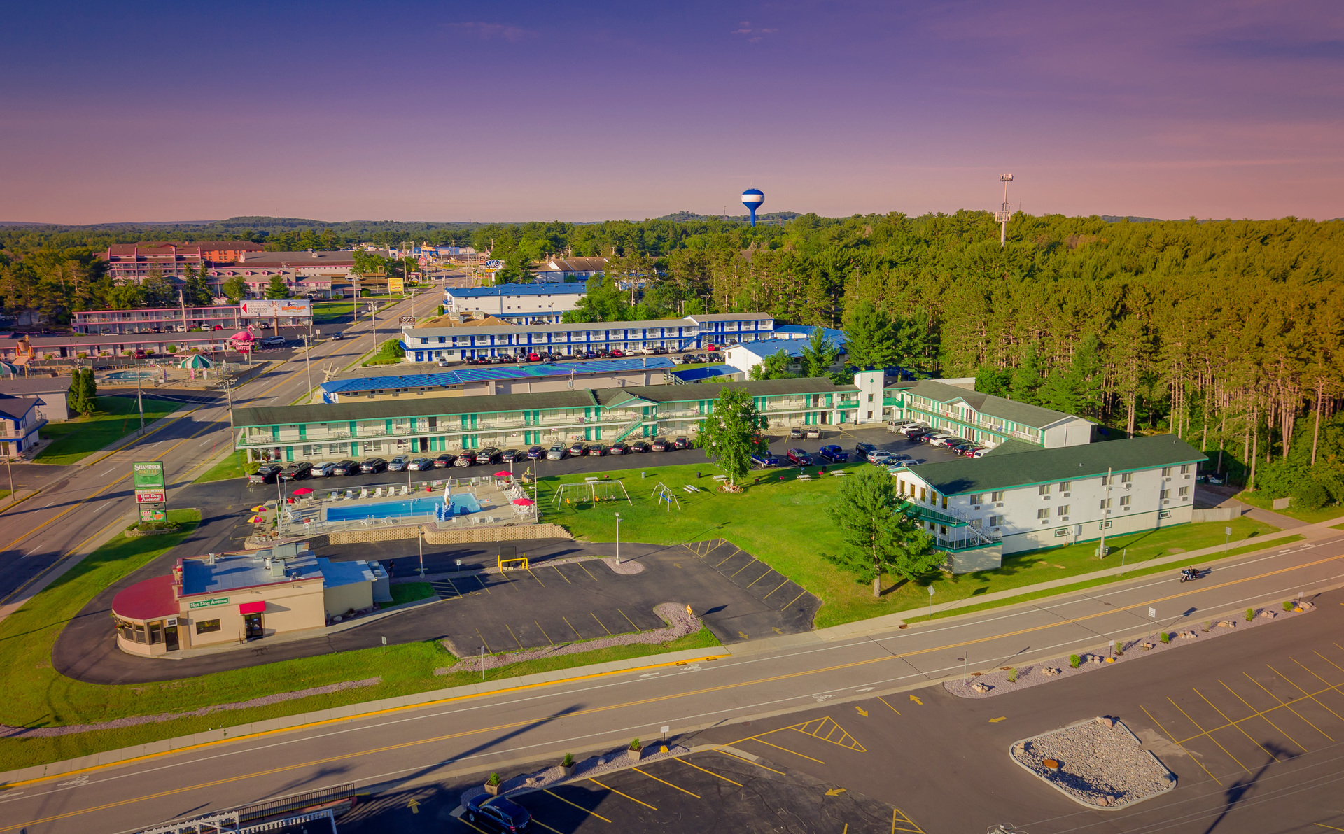 shamrock-motel-aerial